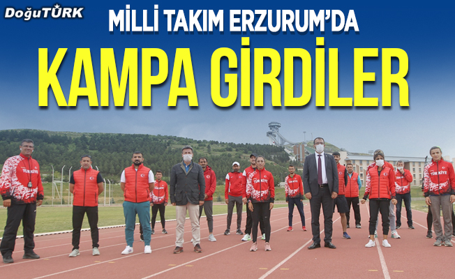 Atletizm Milli Takımı'nın Erzurum kampı başladı