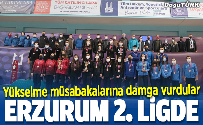 Curlingde 2. Lig'e yükselme müsabakaları Erzurum'da tamamlandı