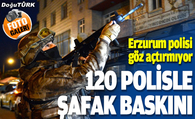 Erzurum merkezli 5 ilde uyuşturucu satıcılarına "şafak" operasyonu