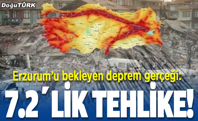 Erzurum’u bekleyen deprem gerçeği: 7.2’lik tehlike!