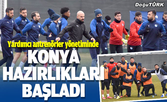BB Erzurumspor, Konyaspor maçı hazırlıklarına başladı