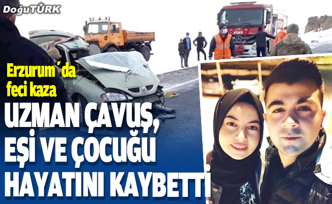 Erzurum'da yolcu otobüsü ile otomobil çarpıştı: 3 ölü