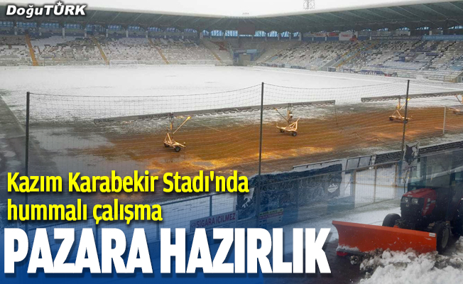 Kazım Karabekir Stadı pazara hazırlanıyor