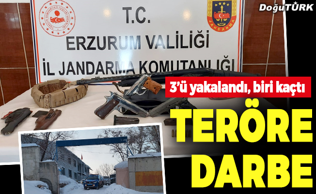 Erzurum’da terör operasyonu