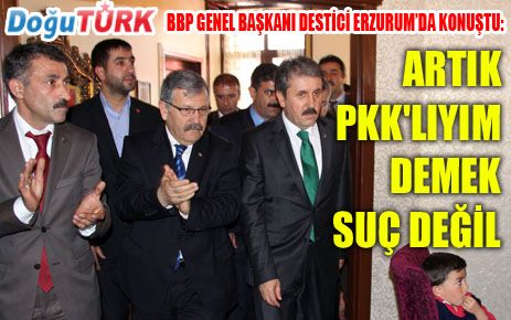 ARTIK PKK'LIYIM DEMEK SUÇ DEĞİL