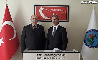 Erzurum TESUD’dan Mehmetçik Vakfı’na ziyaret