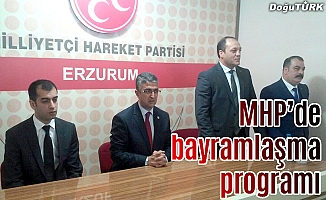 MHP Erzurum'da bayramlaşma programı