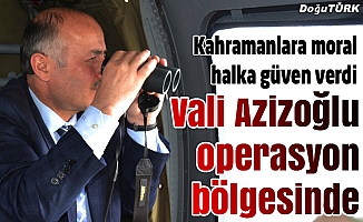 Vali Azizoğlu, Şenkaya’da incelemelerde bulundu