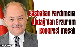 Başbakan Yardımcısı Akdağ’dan Erzurum Kongresi mesajı