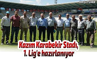 Kazım Karabekir Stadı, 1. Lig'e hazırlanıyor