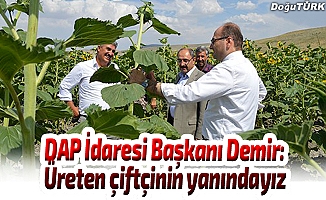 DAP İdare Başkanı Demir: Üreten çiftçinin yanındayız