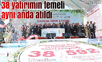 Erzurum'da 38 tesisin temeli atıldı