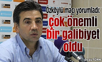 Teknik Patron Özköyü’den maç yorumu