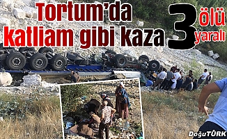Tortum'da katliam gibi kaza: 3 ÖLÜ