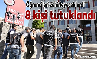 Erzurum merkezli uyuşturucu operasyonu: 8 tutuklama