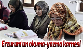 İşte Erzurum'un okuma-yazma karnesi