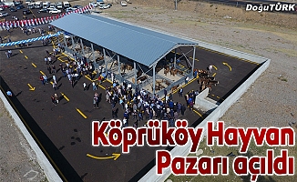 Köprüköy canlı hayvan pazarı açıldı