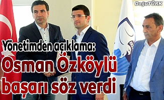 Yönetim: Osman Özköylü'ye ve futbolculara inancımız tam
