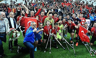 Türkiye Milli Ampute Futbol Takımı Avrupa şampiyonu oldu