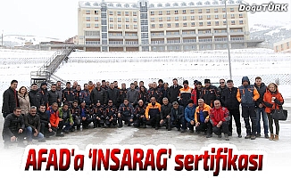 AFAD'a "INSARAG" sertifikası