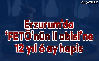 Erzurum'da "FETÖ'nün il abisi"ne 12 yıl 6 ay hapis