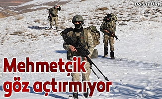 Mehmetçik kara kışta bile eli kanlı PKK'ya göz açtırmıyor