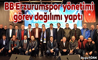 BB Erzurumspor yönetimi görev dağılımı yaptı