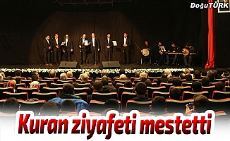 Erzurum'da Kur'an ziyafeti