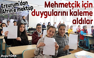 Öğrenciler Mehmetçik için duygularını kaleme aldı