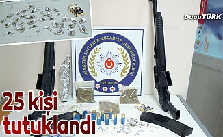 Erzurum ve İzmir'de uyuşturucu operasyonu