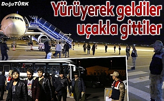 Erzurum'da 227 Afgan göçmen sınır dışı edildi
