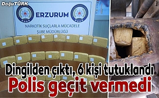 Erzurum'da 57 kilogram eroin ele geçirildi