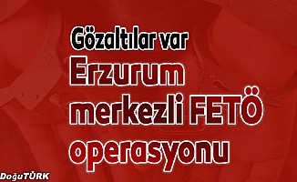 Erzurum merkezli FETÖ/PDY operasyonu
