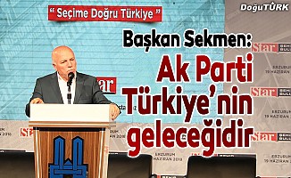 Başkan Sekmen: Ak Parti Türkiye’nin geleceğidir