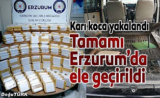 Erzurum'da 82 kilogram eroin ele geçirildi