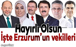 İşte Erzurum Milletvekilleri; kim kimdir?