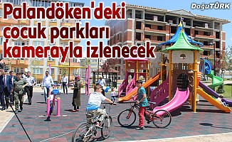 Palandöken'deki çocuk parkları kamerayla izlenecek