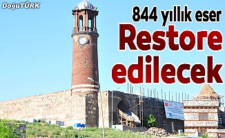 844 yıllık "Tepsi Minare" restore edilecek