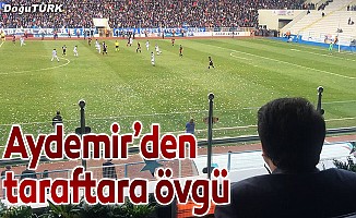 Aydemir: Erzurumspor taraftarıyla gurur duyuyoruz