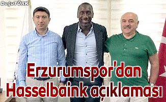 Erzurumspor'dan Hasselbaink açıklaması