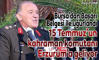 Tümgeneral Hacıoğlu Erzurum'a uğurlandı