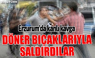 Erzurum'da bıçaklı kavga: 2 yaralı