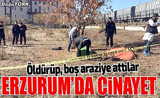 Erzurum'da cinayet