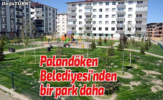Palandöken Belediyesi’nden bir park daha