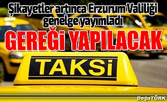 Vali Azizoğlu'ndan "taksi" genelgesi