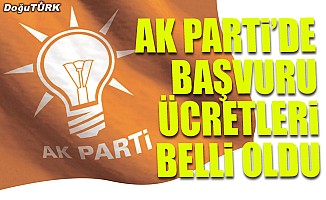 AK Parti'de aday adaylığı başvuru aidatları belirlendi
