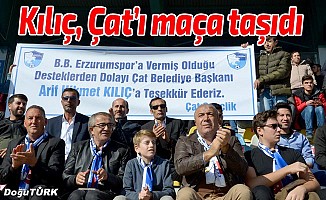 Başkan Kılıç, BB Erzurumspor maçını hemşehrileriyle izledi