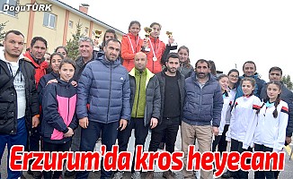 Erzurum'da "Okullararası Kros İl Birinciliği" yarışları yapıldı