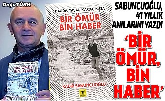 Sabuncuoğlu, 41 yıllık anılarını yazdı