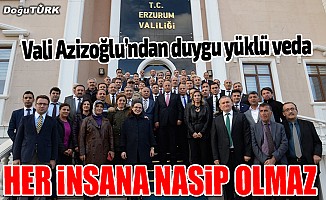 Vali Seyfettin Azizoğlu’ndan veda mesajı…
